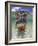 Snorkeling in the Blue Waters of the Bahamas-Greg Johnston-Framed Photographic Print