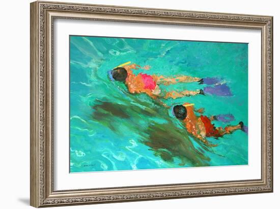 Snorkellers-William Ireland-Framed Giclee Print