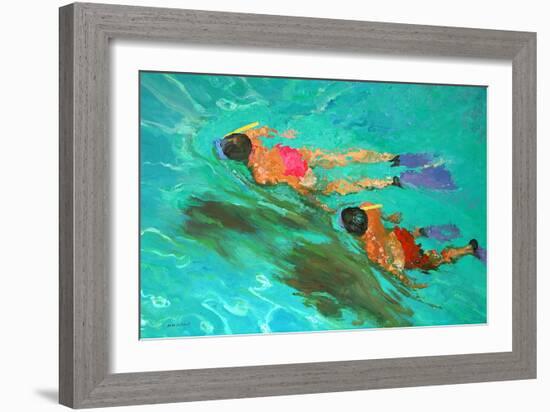 Snorkellers-William Ireland-Framed Giclee Print