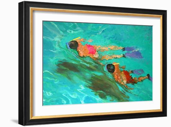 Snorkellers-William Ireland-Framed Giclee Print