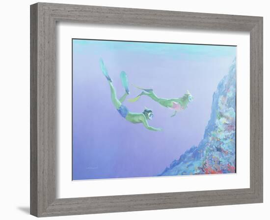 Snorklers-William Ireland-Framed Giclee Print