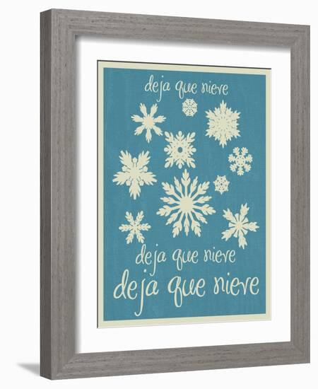 Snow 1-Erin Clark-Framed Giclee Print