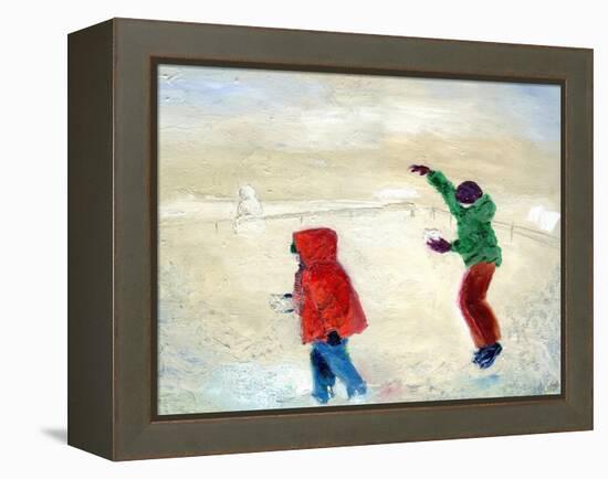 Snow! 2014-Nancy Moniz-Framed Premier Image Canvas