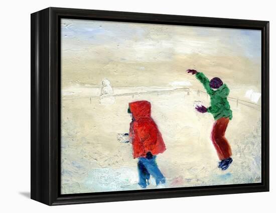 Snow! 2014-Nancy Moniz-Framed Premier Image Canvas