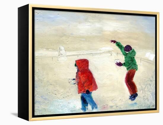 Snow! 2014-Nancy Moniz-Framed Premier Image Canvas