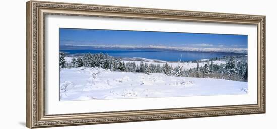 Snow above Bear Lake in the Wasatch-Cache National Forest, Utah, USA-Scott T. Smith-Framed Photographic Print