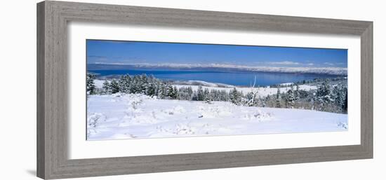 Snow above Bear Lake in the Wasatch-Cache National Forest, Utah, USA-Scott T. Smith-Framed Photographic Print