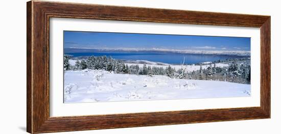 Snow above Bear Lake in the Wasatch-Cache National Forest, Utah, USA-Scott T. Smith-Framed Photographic Print