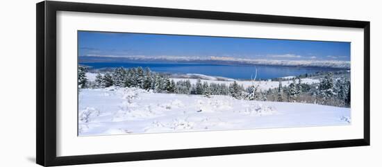 Snow above Bear Lake in the Wasatch-Cache National Forest, Utah, USA-Scott T. Smith-Framed Photographic Print