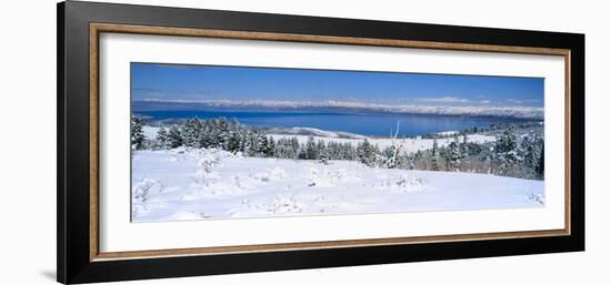 Snow above Bear Lake in the Wasatch-Cache National Forest, Utah, USA-Scott T. Smith-Framed Photographic Print