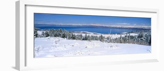 Snow above Bear Lake in the Wasatch-Cache National Forest, Utah, USA-Scott T. Smith-Framed Photographic Print