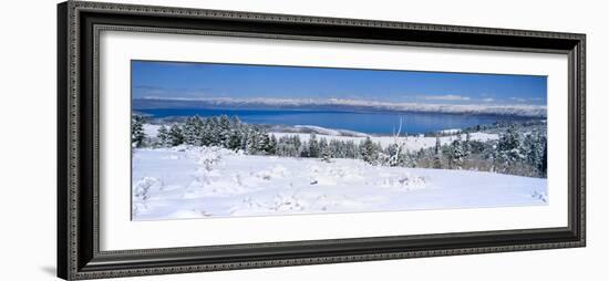 Snow above Bear Lake in the Wasatch-Cache National Forest, Utah, USA-Scott T. Smith-Framed Photographic Print