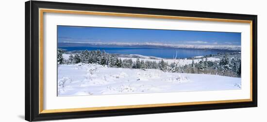 Snow above Bear Lake in the Wasatch-Cache National Forest, Utah, USA-Scott T. Smith-Framed Photographic Print