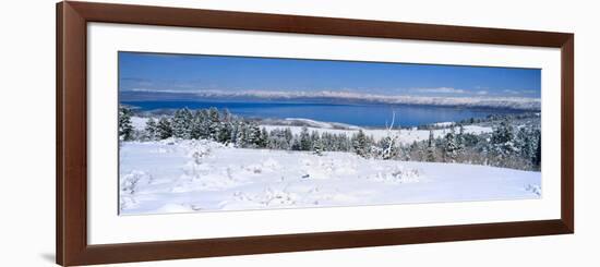 Snow above Bear Lake in the Wasatch-Cache National Forest, Utah, USA-Scott T. Smith-Framed Photographic Print