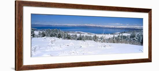 Snow above Bear Lake in the Wasatch-Cache National Forest, Utah, USA-Scott T. Smith-Framed Photographic Print