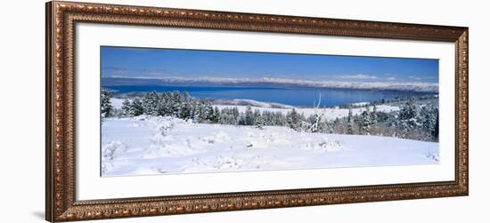 Snow above Bear Lake in the Wasatch-Cache National Forest, Utah, USA-Scott T. Smith-Framed Photographic Print