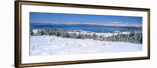 Snow above Bear Lake in the Wasatch-Cache National Forest, Utah, USA-Scott T. Smith-Framed Photographic Print