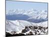 Snow Above Summer Pastures of Ouarikt Valley, High Atlas Mountains, Morocco, North Africa, Africa-David Poole-Mounted Photographic Print