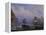 Snow and Fog in Venice (Grand Canal and Church of the Salute)-Ippolito Caffi-Framed Stretched Canvas