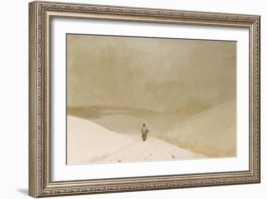 Snow and Mist (Caprice in Yellow Minor)-John Atkinson Grimshaw-Framed Giclee Print