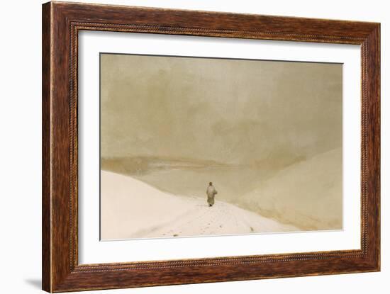 Snow and Mist (Caprice in Yellow Minor)-John Atkinson Grimshaw-Framed Giclee Print