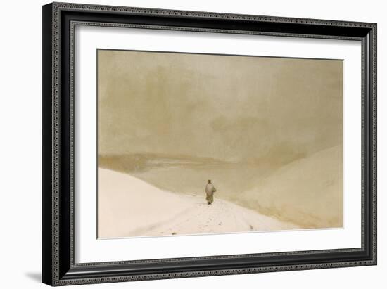 Snow and Mist (Caprice in Yellow Minor)-John Atkinson Grimshaw-Framed Giclee Print