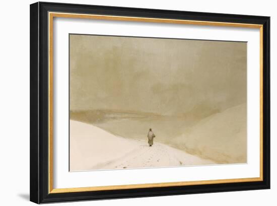 Snow and Mist (Caprice in Yellow Minor)-John Atkinson Grimshaw-Framed Giclee Print