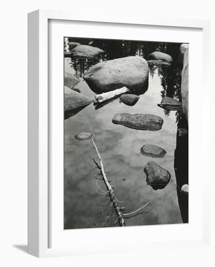 Snow and Road, High Sierra, 1952-Brett Weston-Framed Photographic Print