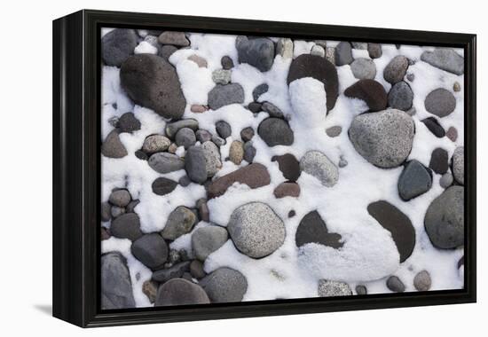 Snow and Rocks, Mt Rainier National Park, Washington, USA-Art Wolfe-Framed Premier Image Canvas