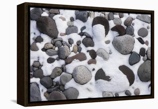 Snow and Rocks, Mt Rainier National Park, Washington, USA-Art Wolfe-Framed Premier Image Canvas