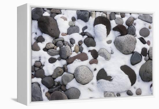 Snow and Rocks, Mt Rainier National Park, Washington, USA-Art Wolfe-Framed Premier Image Canvas