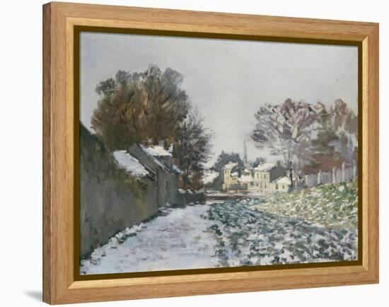 Snow at Argenteuil, 1874-Eugène Boudin-Framed Premier Image Canvas