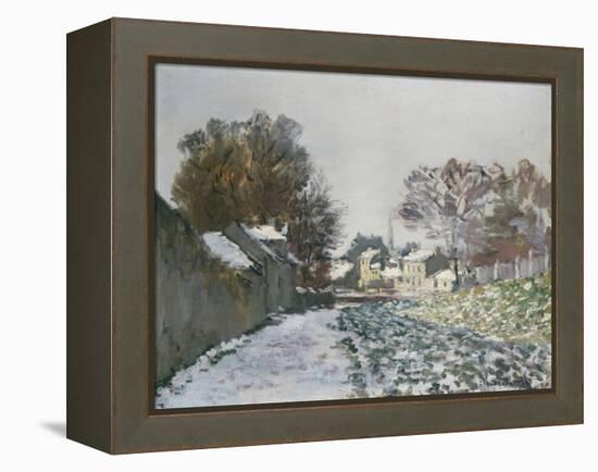 Snow at Argenteuil, 1874-Eugène Boudin-Framed Premier Image Canvas