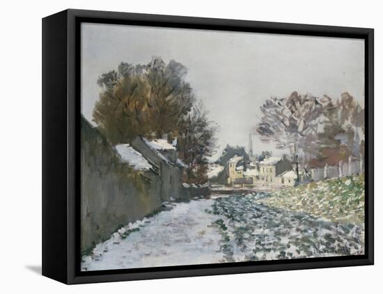 Snow at Argenteuil, 1874-Eugène Boudin-Framed Premier Image Canvas