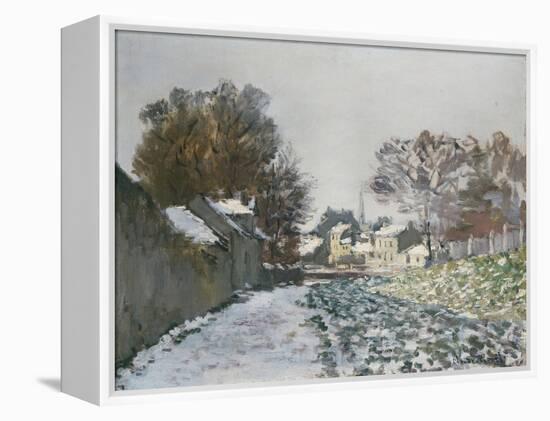 Snow at Argenteuil, 1874-Eugène Boudin-Framed Premier Image Canvas