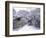 Snow at Bow Bridge in Central Park-Alan Schein-Framed Photographic Print