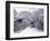 Snow at Bow Bridge in Central Park-Alan Schein-Framed Photographic Print