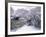 Snow at Bow Bridge in Central Park-Alan Schein-Framed Photographic Print