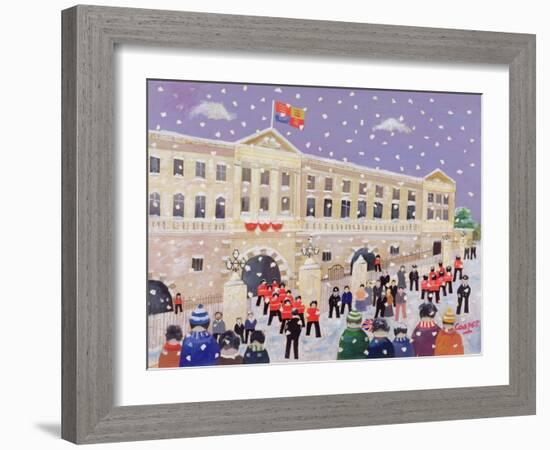 Snow at Buckingham Palace-William Cooper-Framed Giclee Print