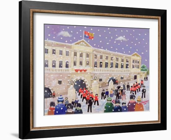 Snow at Buckingham Palace-William Cooper-Framed Giclee Print