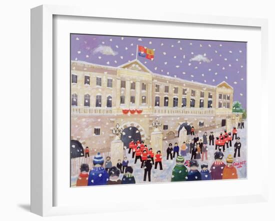 Snow at Buckingham Palace-William Cooper-Framed Giclee Print