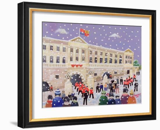 Snow at Buckingham Palace-William Cooper-Framed Giclee Print