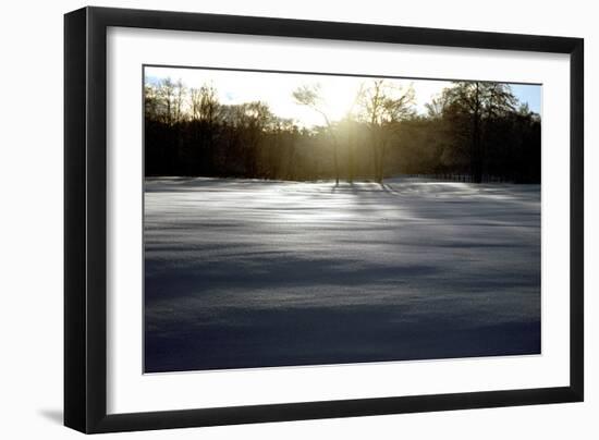 Snow at Eifel, Landschaft - Germany-Florian Monheim-Framed Photographic Print