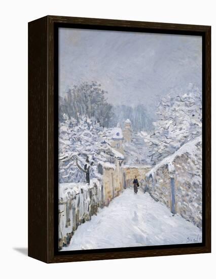 Snow at Louveciennes, 1878-Alfred Sisley-Framed Premier Image Canvas