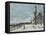 Snow at Veneux Nadon-Alfred Sisley-Framed Premier Image Canvas