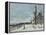 Snow at Veneux Nadon-Alfred Sisley-Framed Premier Image Canvas