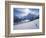 Snow-Boarder on Piste at Lech Near St. Anton Am Arlberg in Winter Snow, Austrian Alps-null-Framed Photographic Print