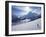 Snow-Boarder on Piste at Lech Near St. Anton Am Arlberg in Winter Snow, Austrian Alps-null-Framed Photographic Print