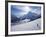 Snow-Boarder on Piste at Lech Near St. Anton Am Arlberg in Winter Snow, Austrian Alps-null-Framed Photographic Print