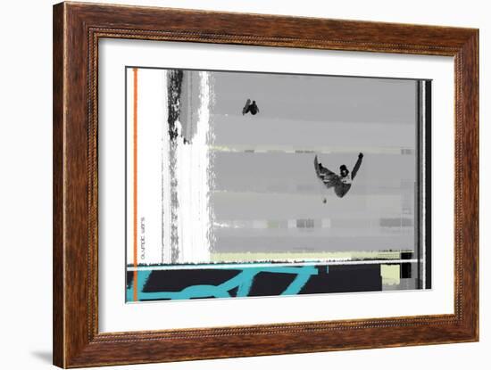 Snow Boarding-NaxArt-Framed Art Print